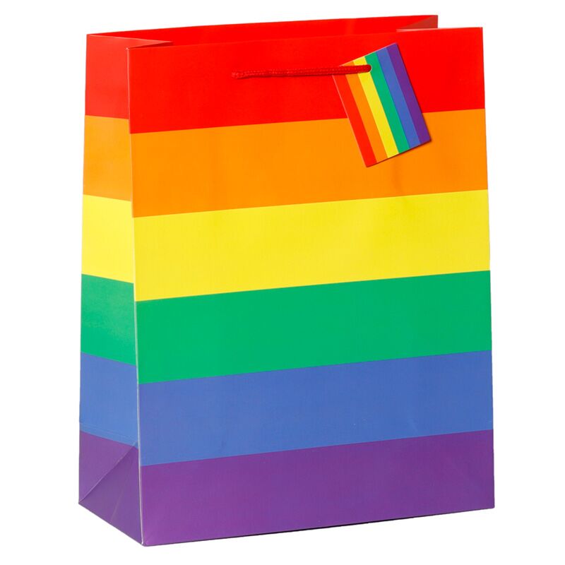 Quelque part arc-en-ciel - sac cadeau grand
