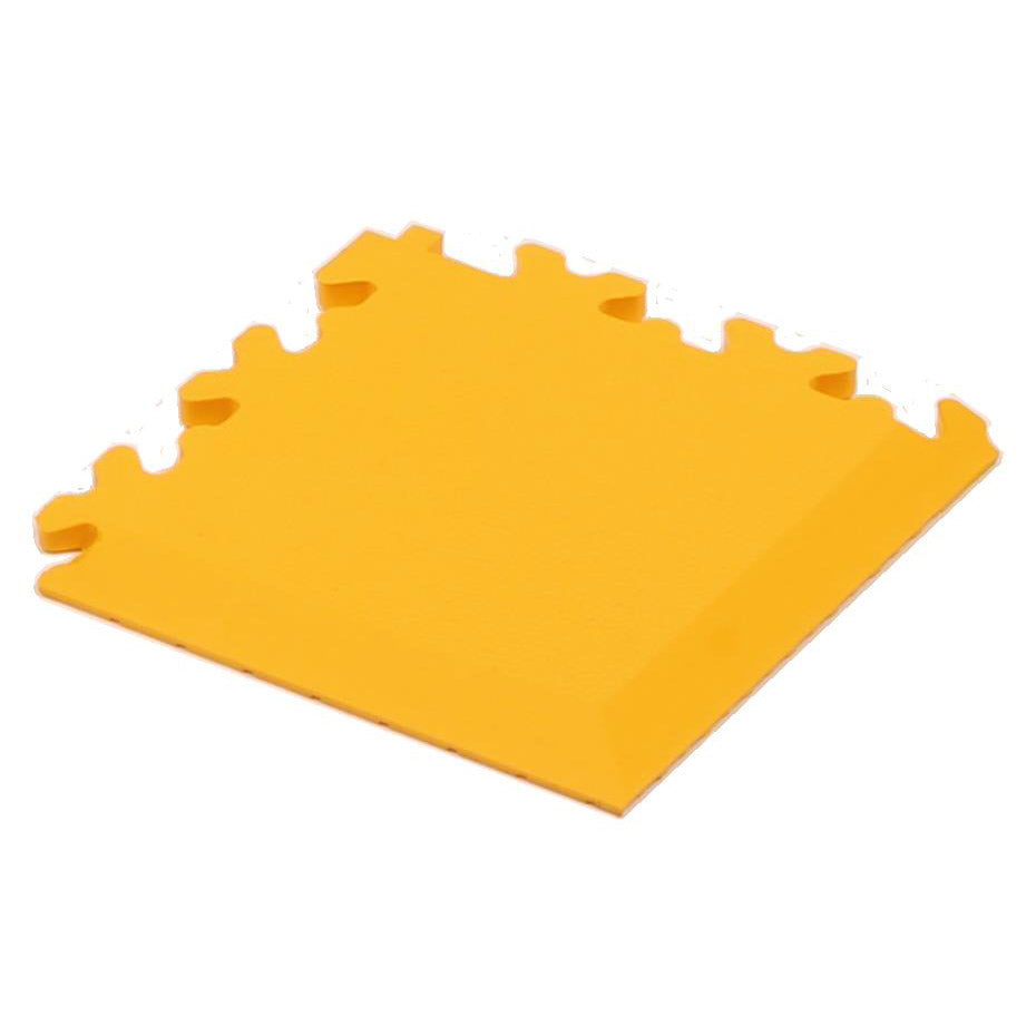 Ciclo dell'elenco d'angolo di piastrelle da pavimento 13.5x13,5 PVC giallo