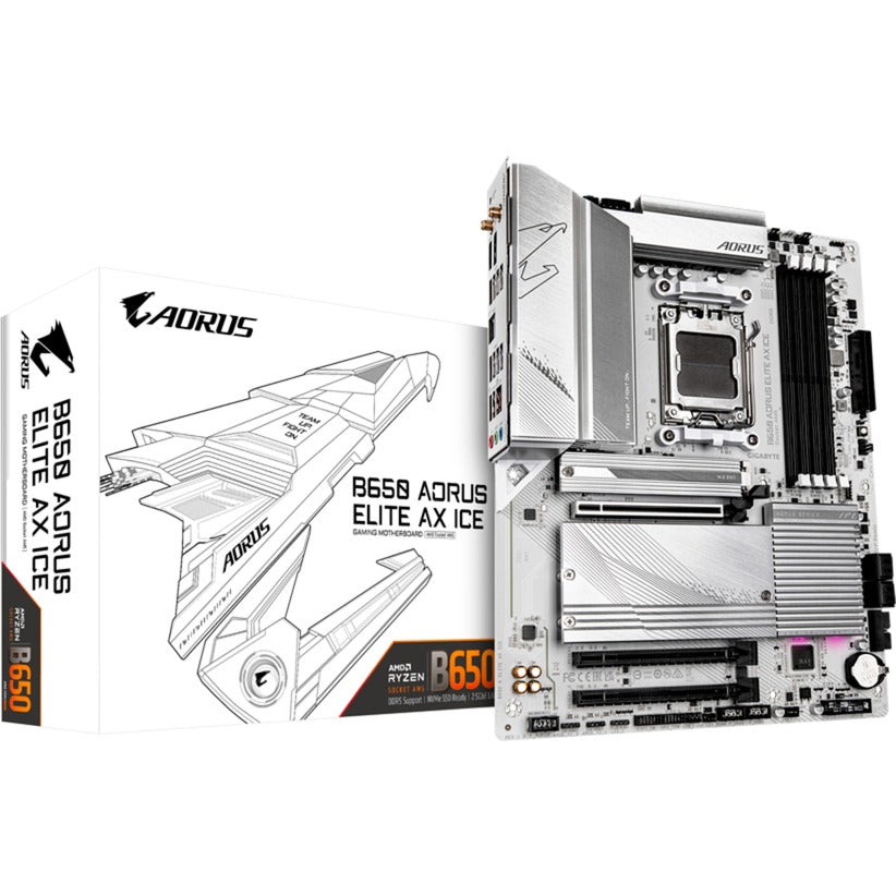 GIGABYTE B650 AORUS ELITE HACHE GLACE