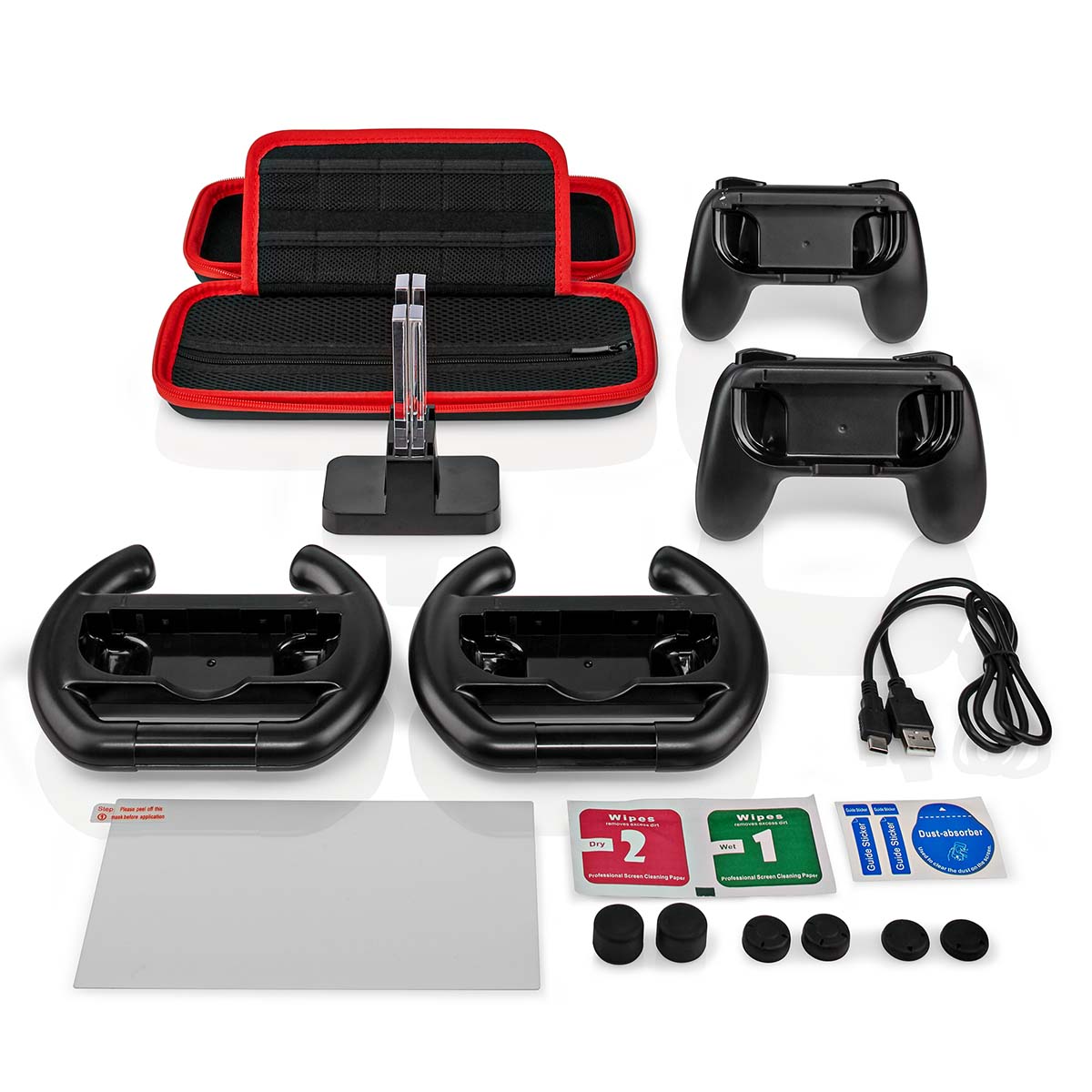 Kit de démarrage de jeu Nedis | convient pour : Nintendo Switch (oled) | 13-en-1 - gnswkit110bk