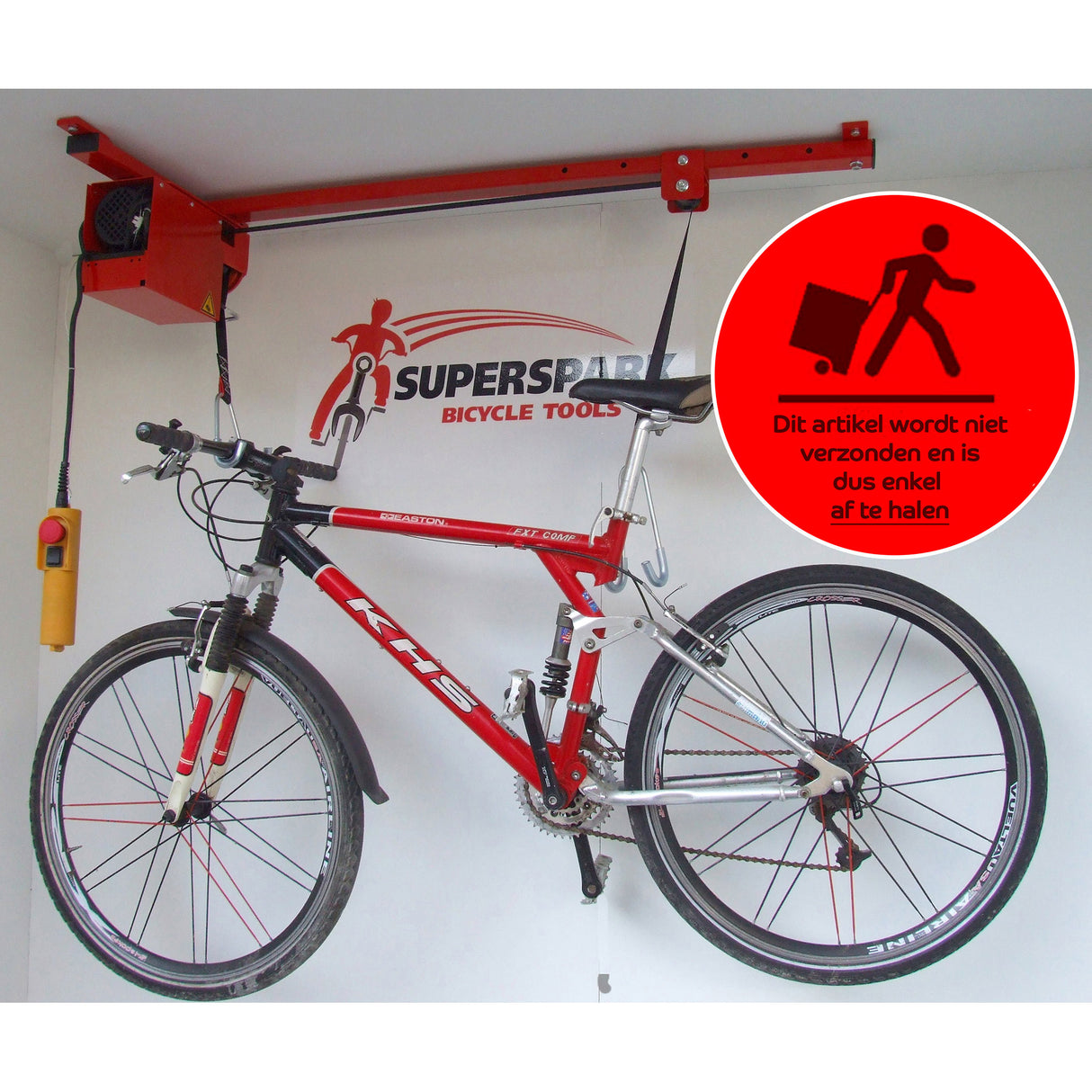SuperSpark Bicycle Stacel 100 kg SBT 810EF Electric Red