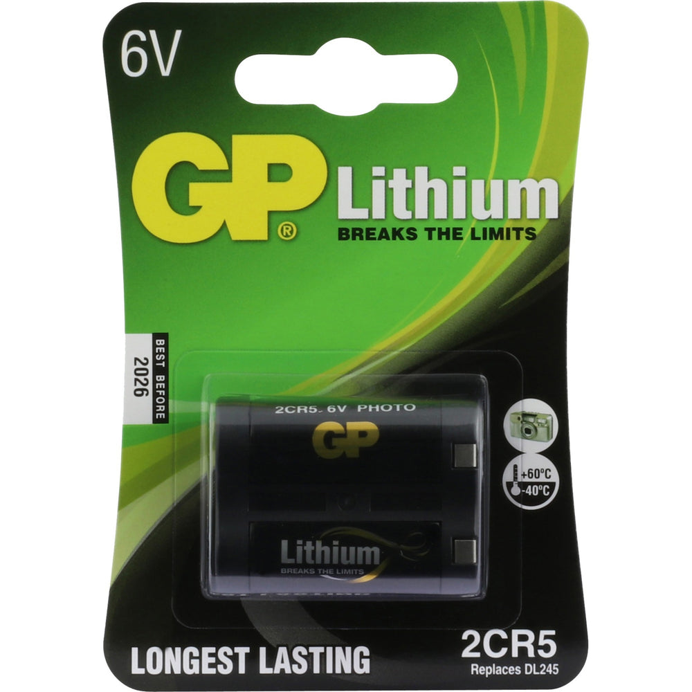 Batteries GP Photo batterie 2CR5
