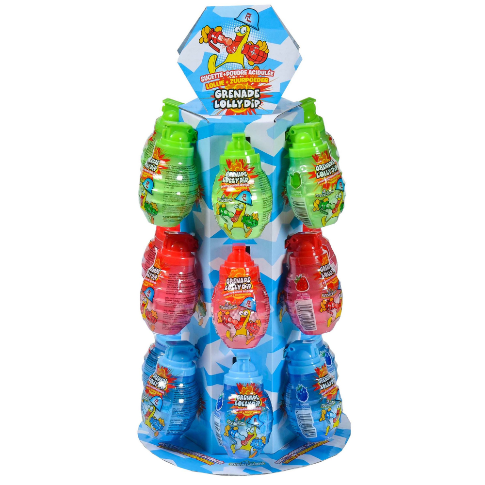 Lèche-cul amusant à la grenade et aux bonbons (18x40gr)