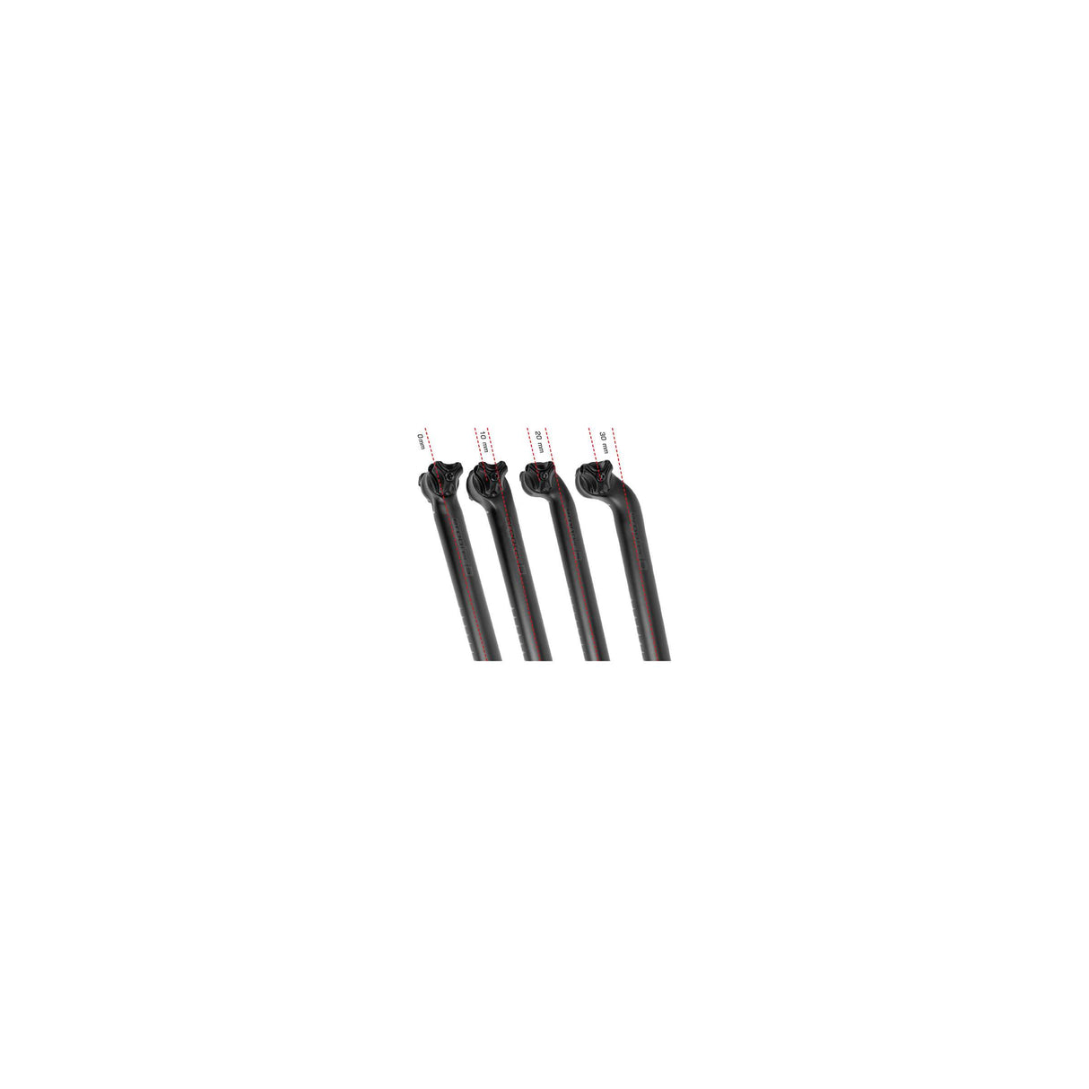 Ergotec tige de selle viper 30� 31,6 x 400 noir mat