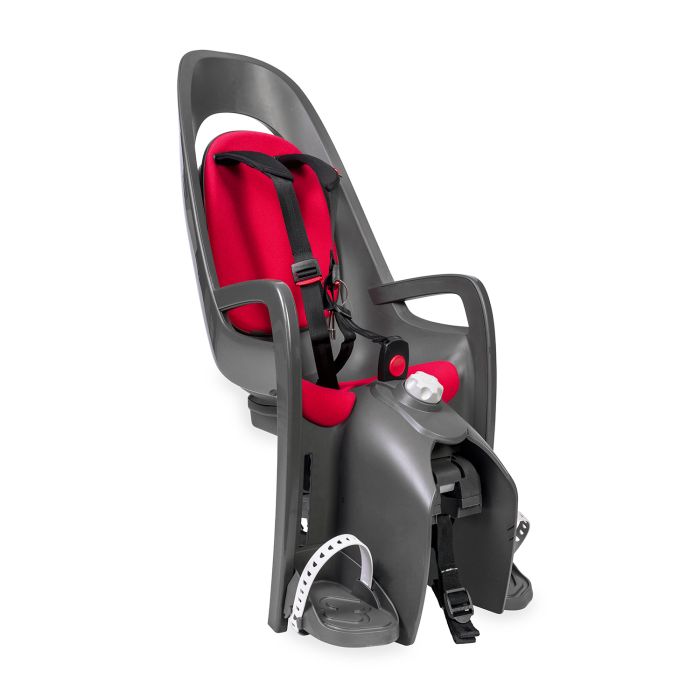 Hamax caress + adaptateur de support - gris rouge