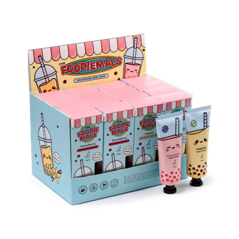 Foodiemals Bubble Tea crème hydratante pour les mains 75ml