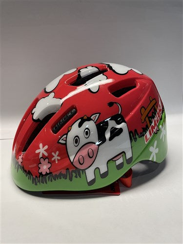 Limar casque pour enfants s 46-52cm rouge rouge pâturage