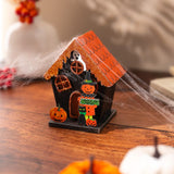 Décoration LED d'Halloween pour maison de citrouille effrayante