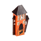 Décoration LED effrayante de maison hantée de chat noir pour Halloween