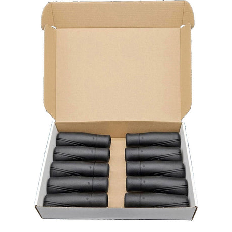 Herrmans jeu de poignées moza 91b 120mm tpe noir (15pr)