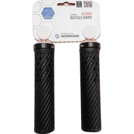 Herrmans jeu de poignées Luna Lockring 130 130mm noir