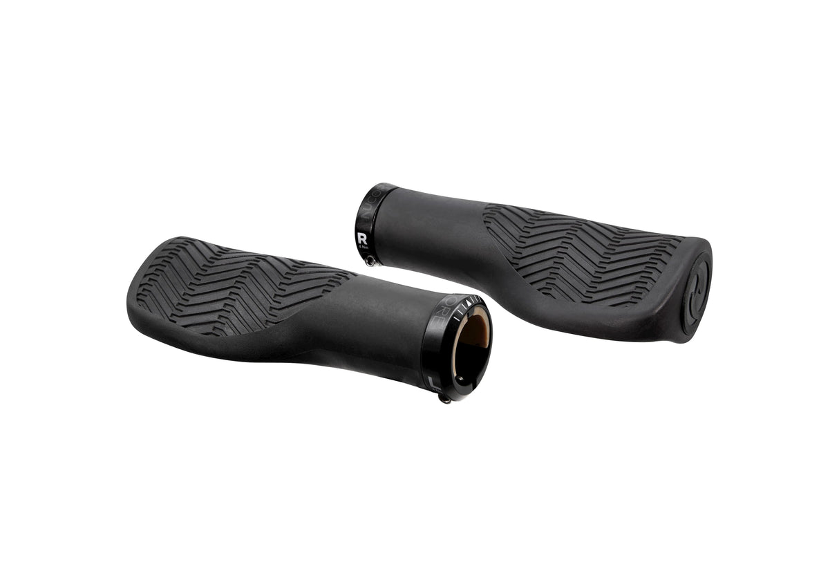 Herrmans jeu de poignées nucore town wave 130 130mm noir