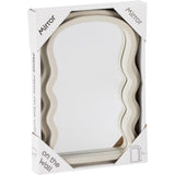 Miroir de décoration ondulé 18x2x26cm