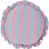 Coussin de décoration rond rayures ø42cm