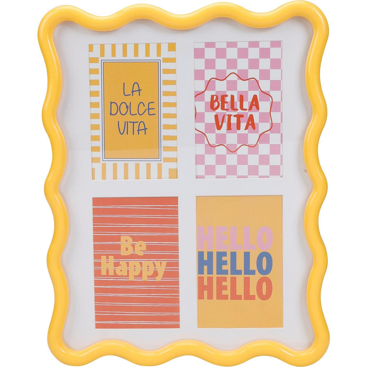 Home styling fotoframe wave 30x38cm 3 assorti