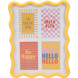Home styling fotoframe wave 30x38cm 3 assorti