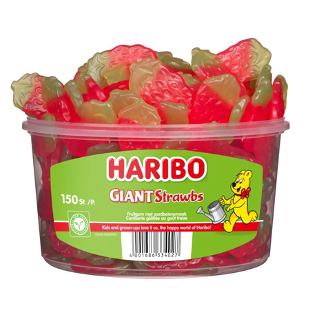 Fraises Haribo (150 pièces)