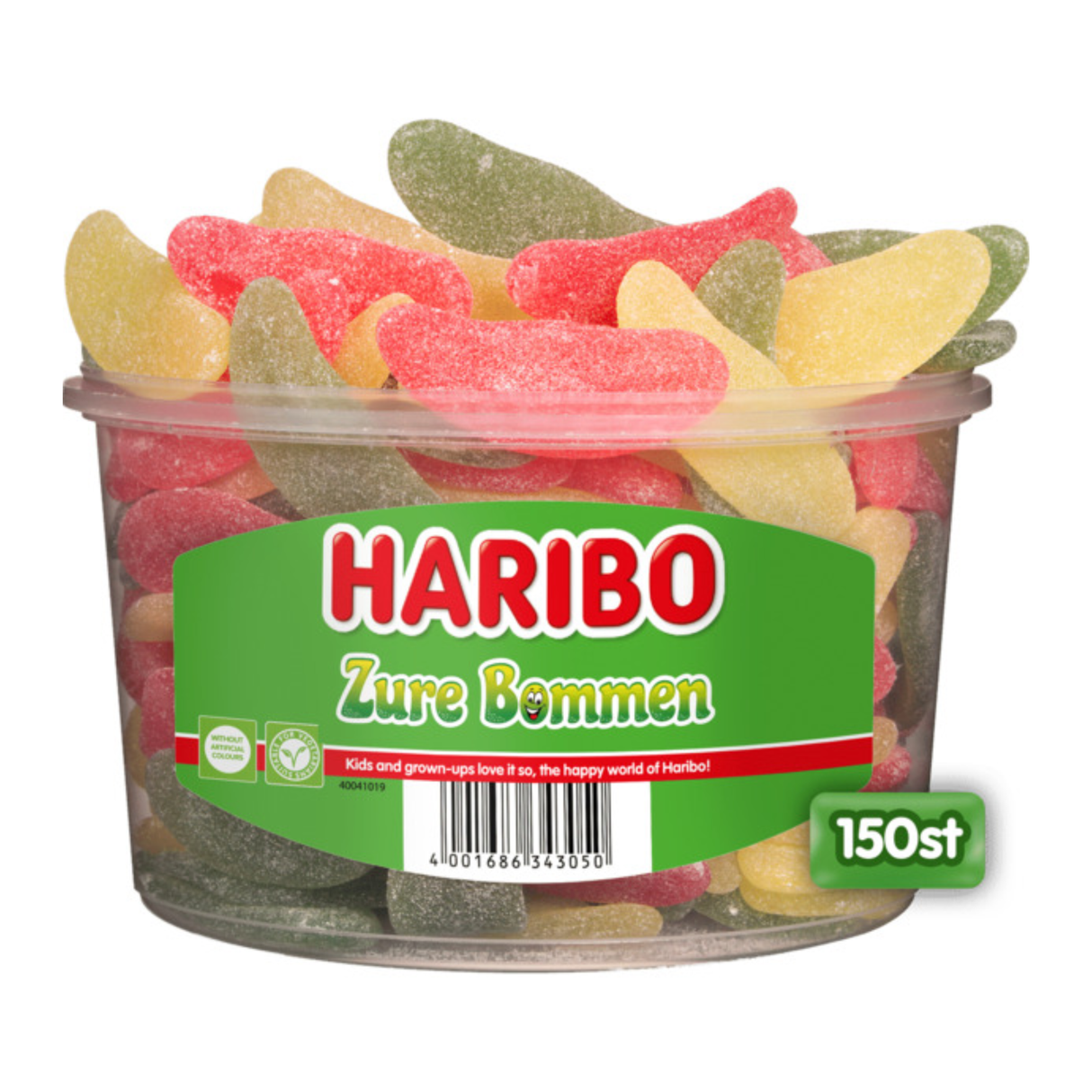 Bombes acides Haribo (150 pièces)