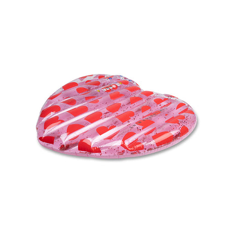 Mini coeurs | matelas gonflable coeur rose