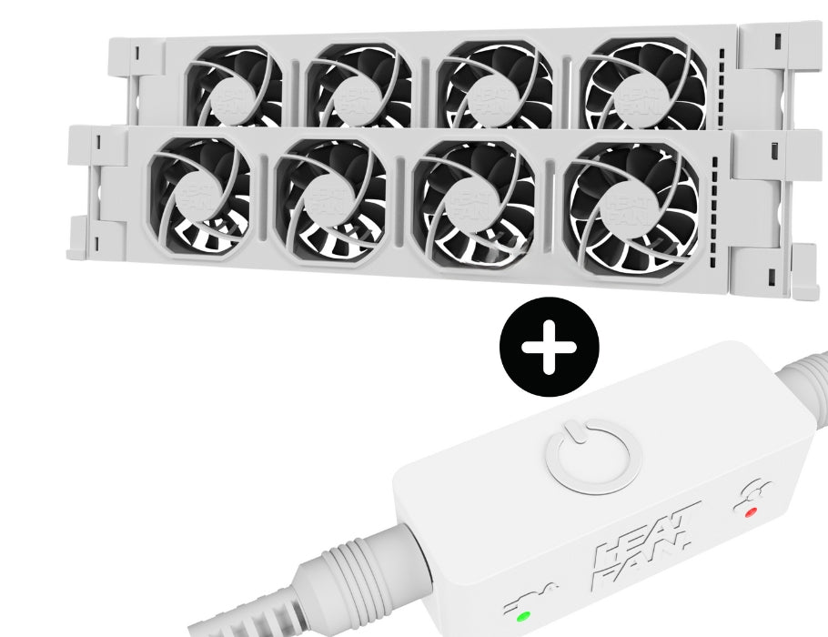 Heatfan 4 - Radiateur Fan Duo - Capteur blanc + tactile