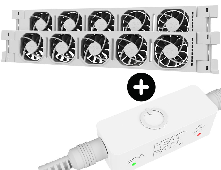Heatfan 5 - Radiateur Fan Duo - Capteur blanc + tactile
