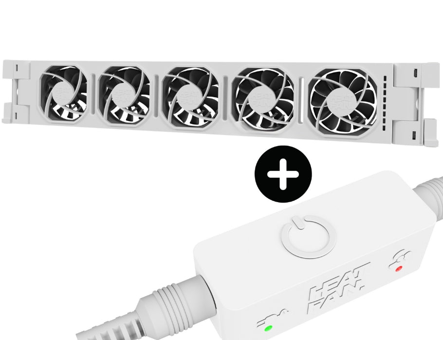Heatfan 5 - Fan de radiateur Solo - Capteur blanc + tactile
