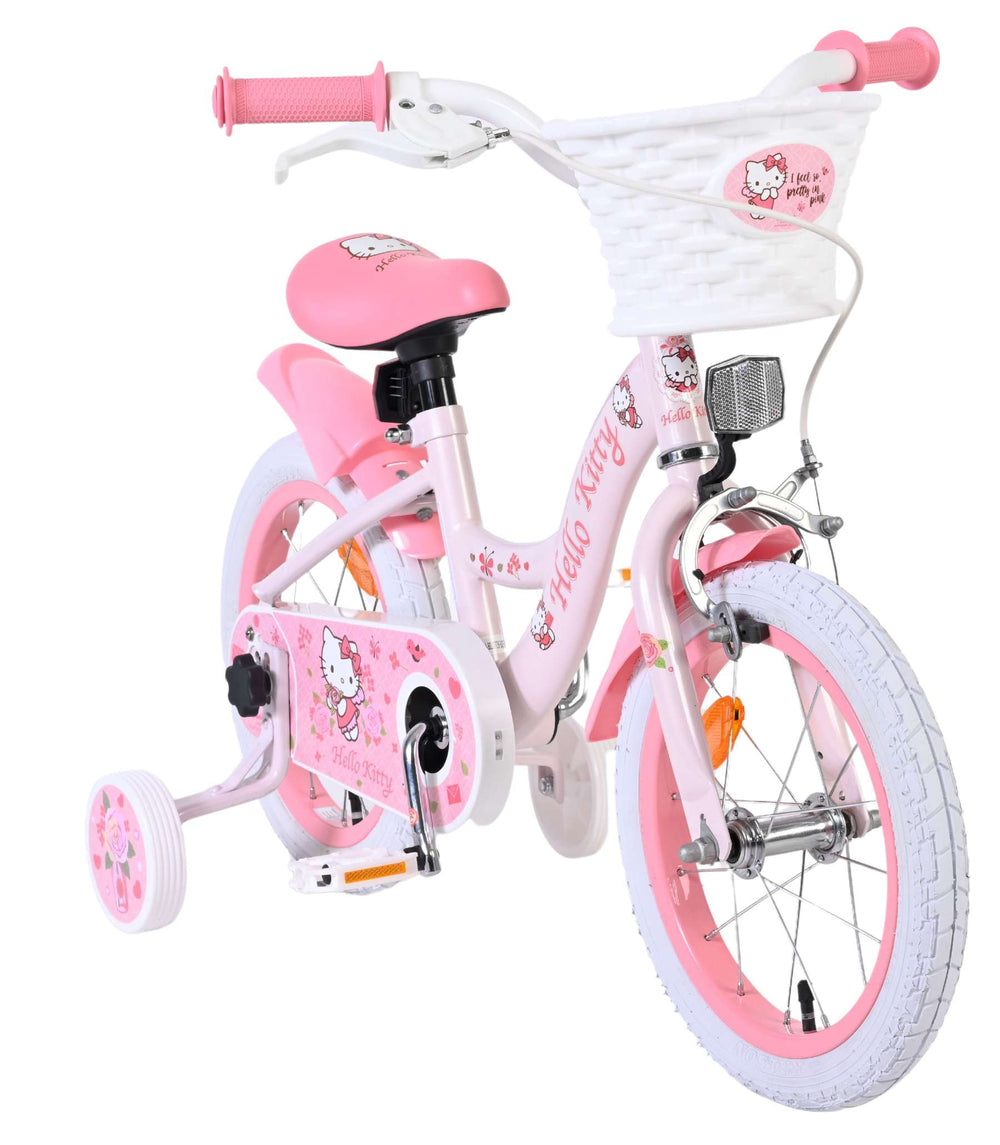 Hello kitty kinderfiets - meisjes - 14 inch - roze