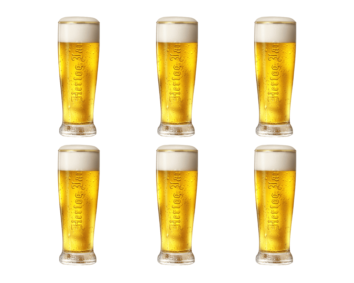 Verre gaufré Hertog Jan (6x 25cl)