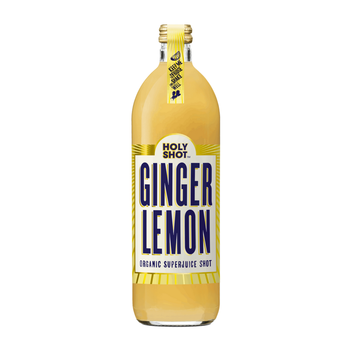 Ampli de gingembre Holyshot; citron bio (6x 750ml)