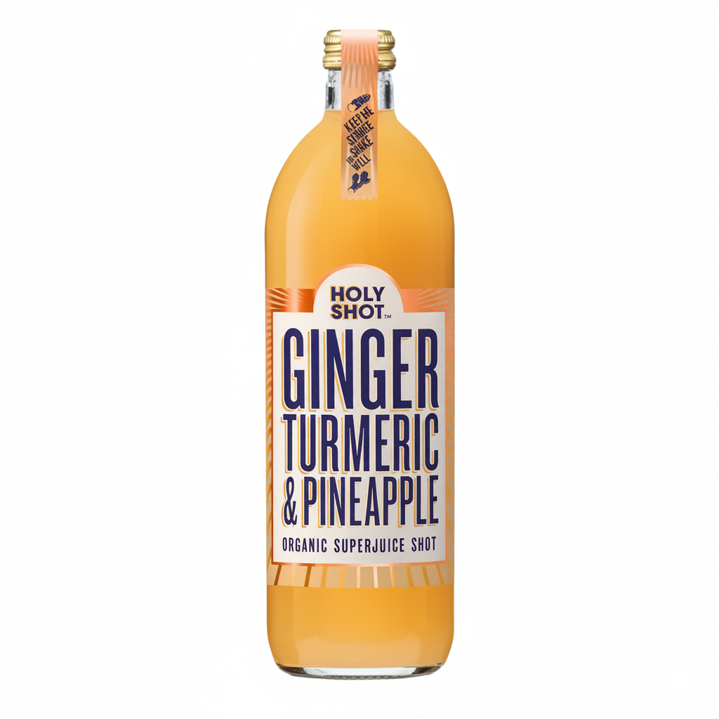 Holyshot gingembre curcuma amp; ananas bio (6x 750ml)