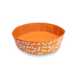 Coup d'os | piscine pour chien orange ø 80 cm
