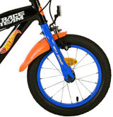 Hot Wheels Children's Bike Boys 14 palcové černé dvě ruční brzdy