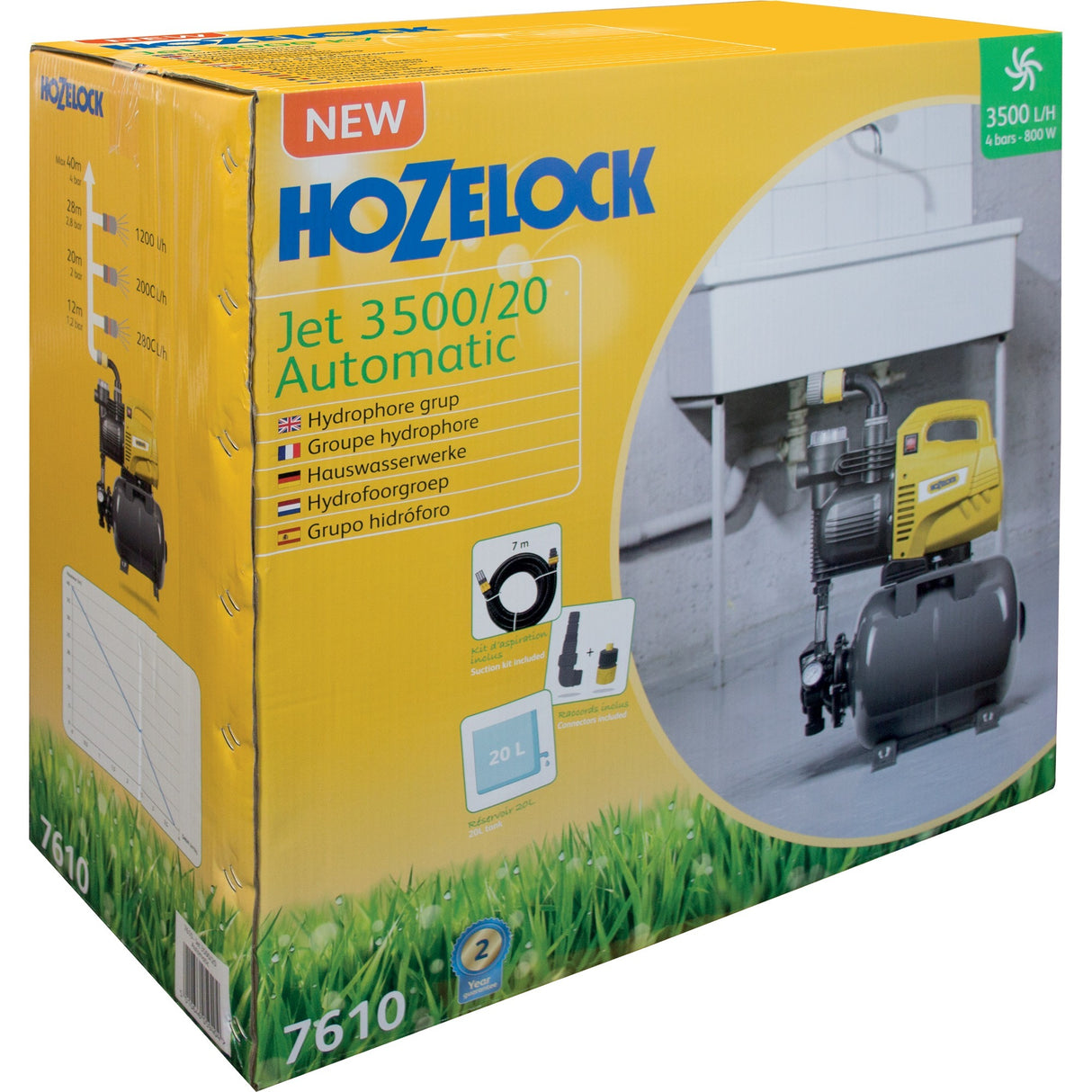 Hozelock Hozelock Jet Pompe 3 500 L Hydrofoor Pomp