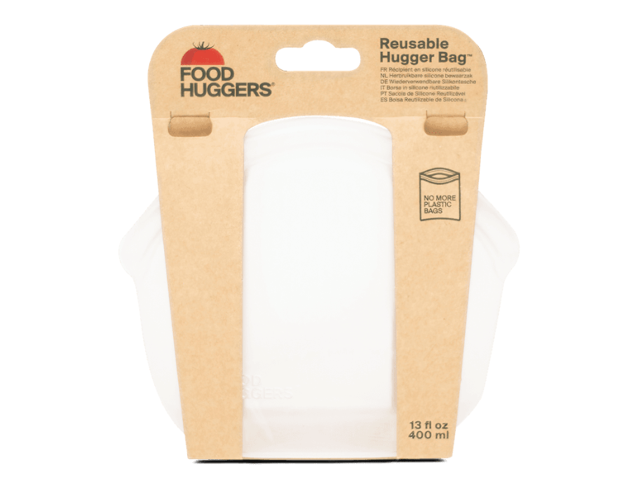 Sac de rangement réutilisable Huggers Food - 400 ml - Clear