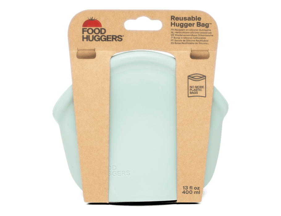 Sac de conservation réutilisable Food Huggers - 400 ml - jade solide