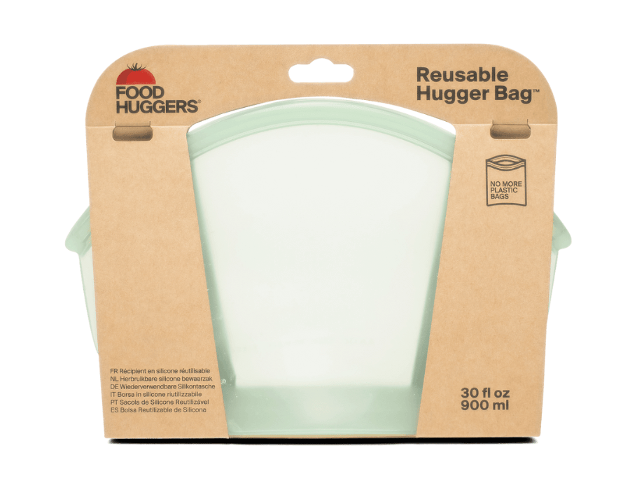 Sac de conservation réutilisable Food Huggers - 900 ml - genévrier transparent