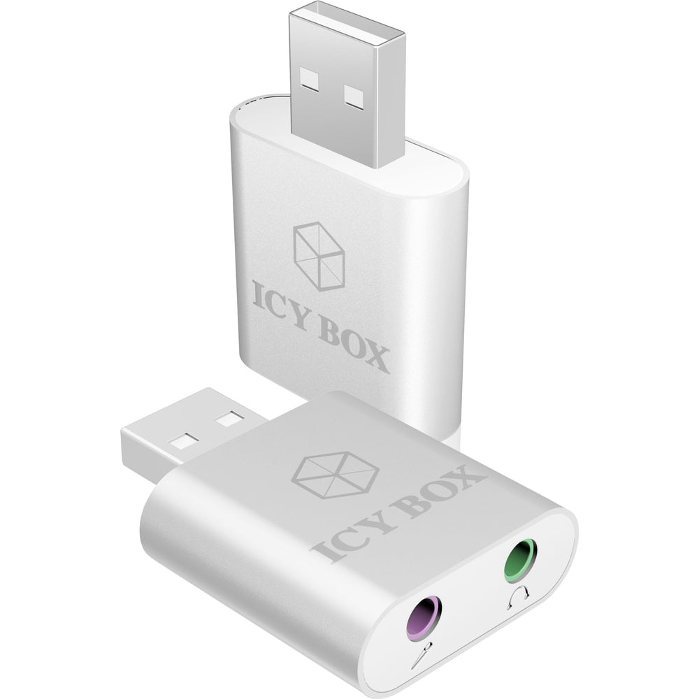 ICY BOX IB-AC527 USB à audio et microphone Adaptateur
