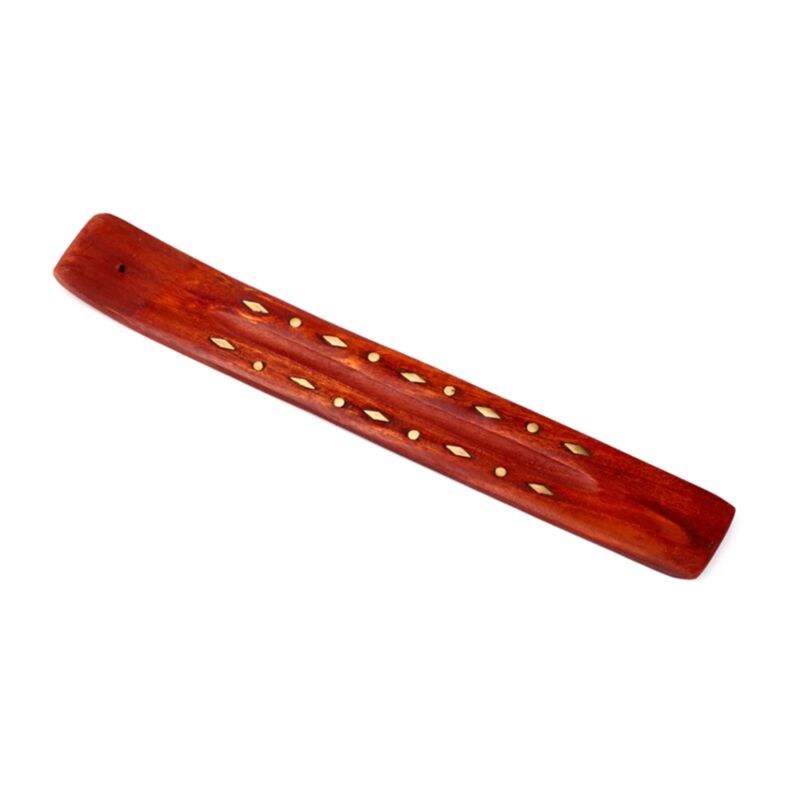 Diamants - porte-encens en bois de manguier pour bâtons
