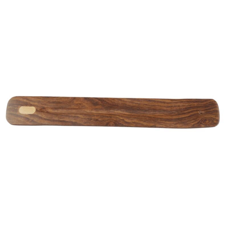 Couleur bois pâle - porte encens en bois de manguier pour bâtons