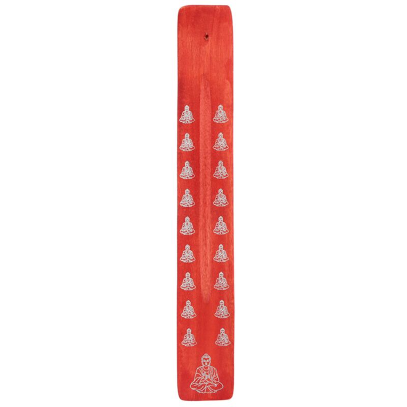 Porte encens en bois Bouddha