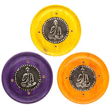 Porte encens rond Bouddha en bois de manguier
