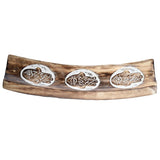 Porte-encens hamsa en bois de manguier