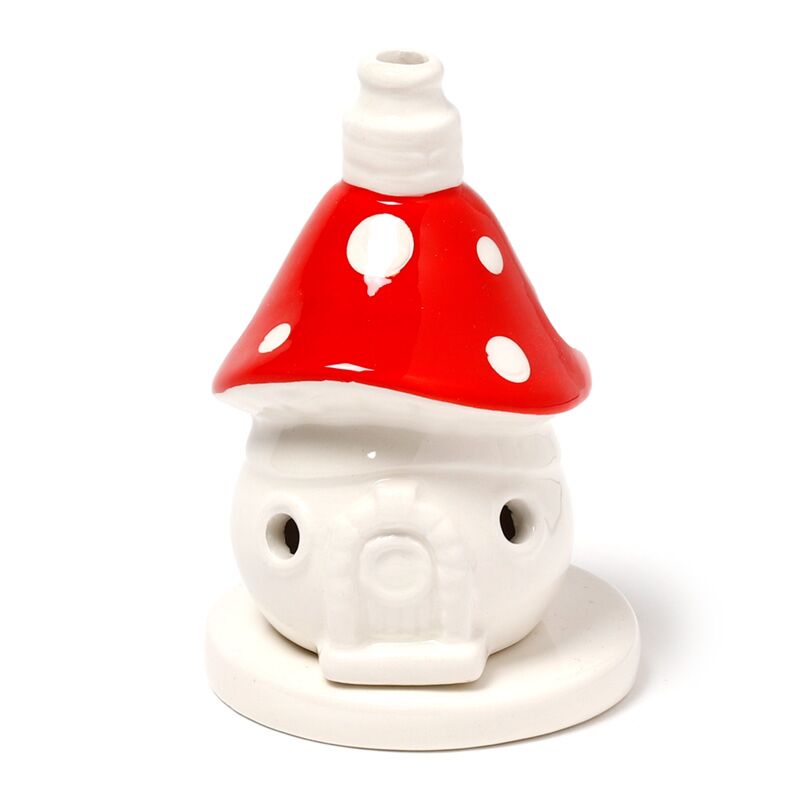 Porte encens maison champignon féerique