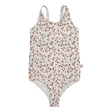Léopard | maillot de bain uv filles kaki