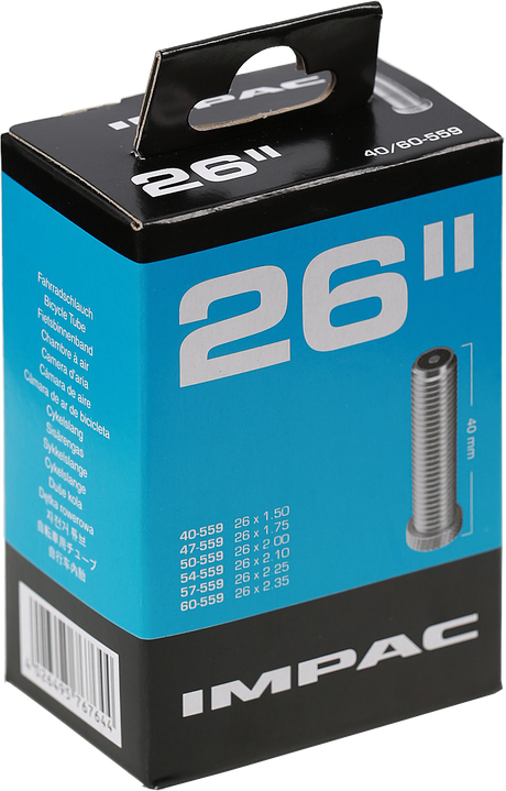 Impac (Schwalbe) Tube intérieur AV13 26 pouces 40 60-559 40 mm