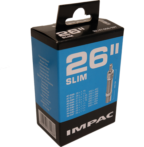 Impac (Schwalbe) tube intérieur DV12 26 pouces 32 47-597 40 mm