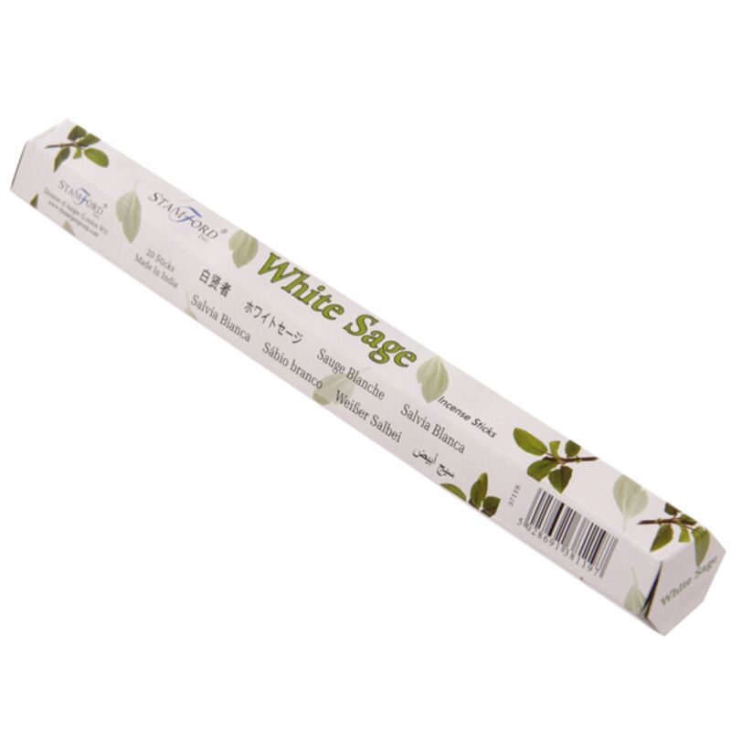 37119 sauge blanche - bâtons d'encens hexagonaux de qualité supérieure Stamford