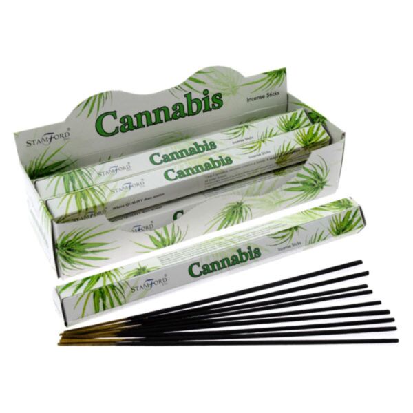 37110 cannabis - bâtons d'encens hexagonaux Stamford Premium