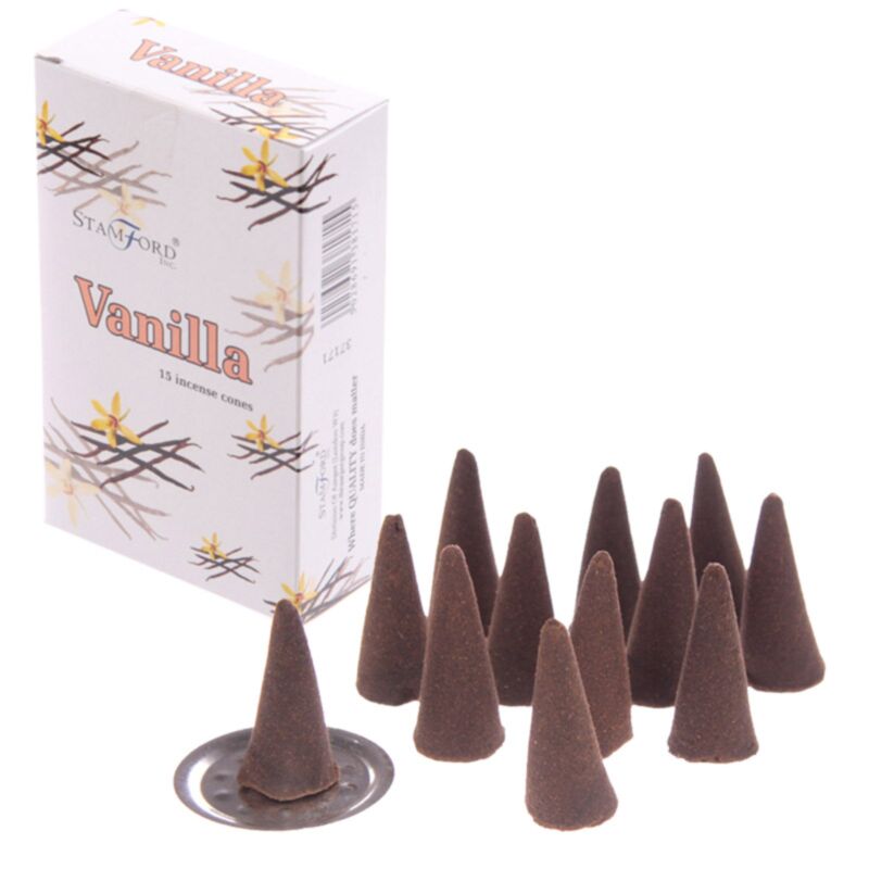 Vanille 37171 - Cônes d'encens Stamford