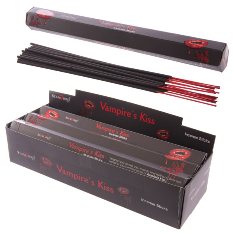 37125 vampire kiss - bâtons d'encens noir stamford